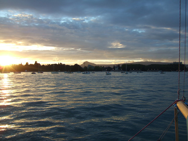 Fête du Lac d'Annecy 2008 à bord d'un Edel 5 dayboat
