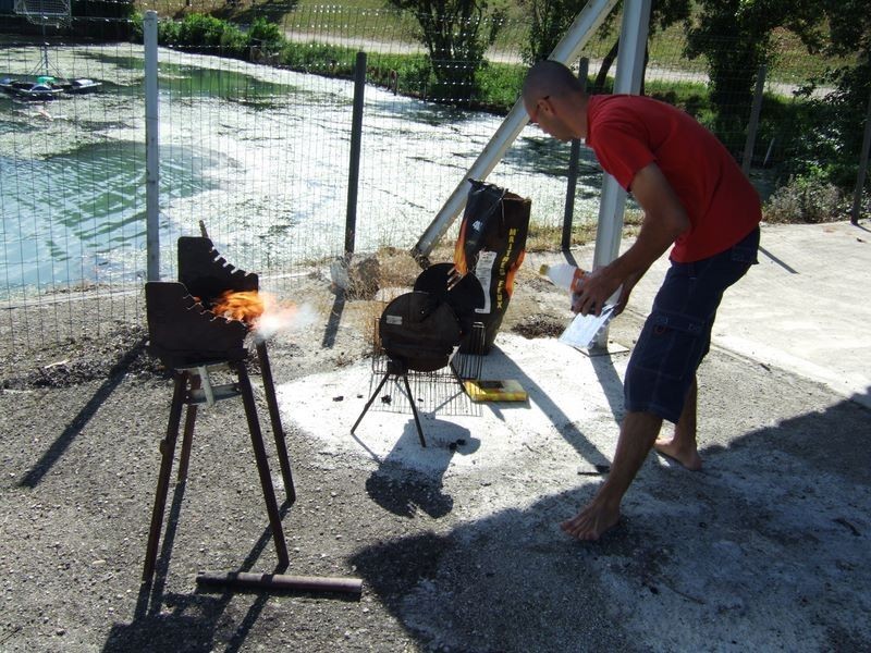 Un bon barbecue entre Edelistes au S.A.L. du Grand-large