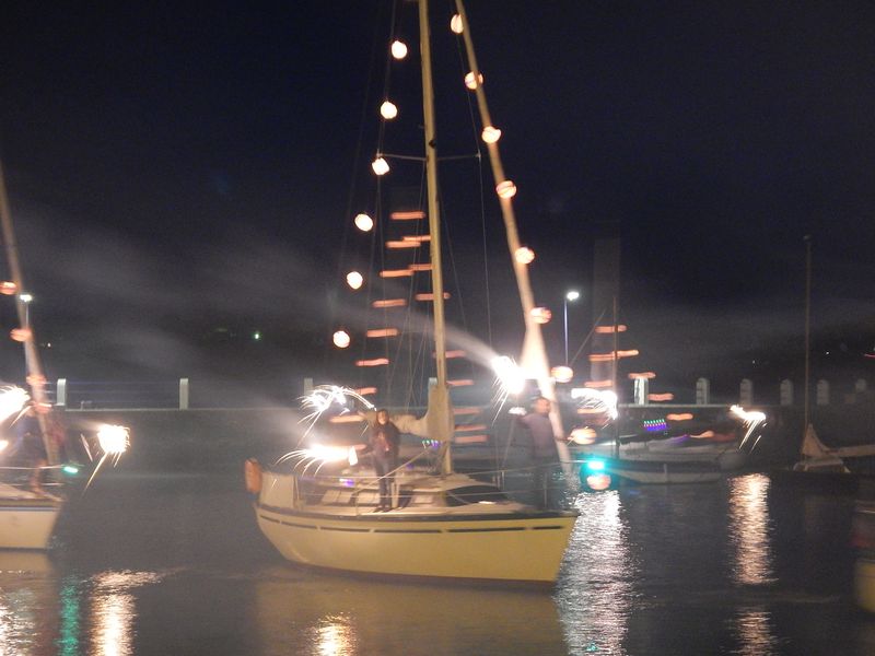 Fête de la mer à Locquirec. Notre ami Jere en première ligne