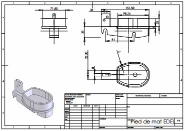 Plan pied de mat edel4