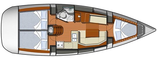 Amenagement Sun Odyssey 37