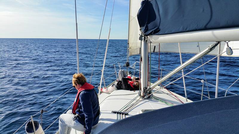 Convoyage Sun Odyssey 40 SEA YOU sous voiles